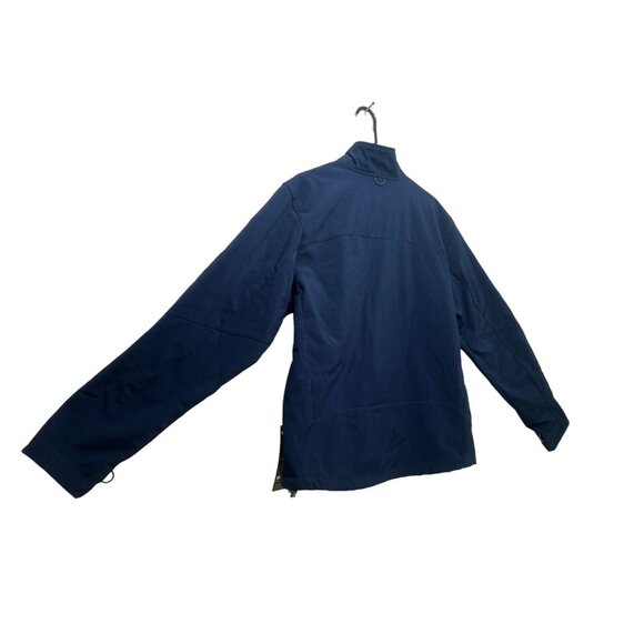 Eddie Bauer Soft Shell Jacket Men Large Blue Full Zip Waterproof Gorpcore Office - Picture 14 of 16